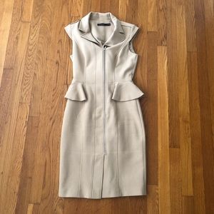 Karen Millen Neutral Power Dress